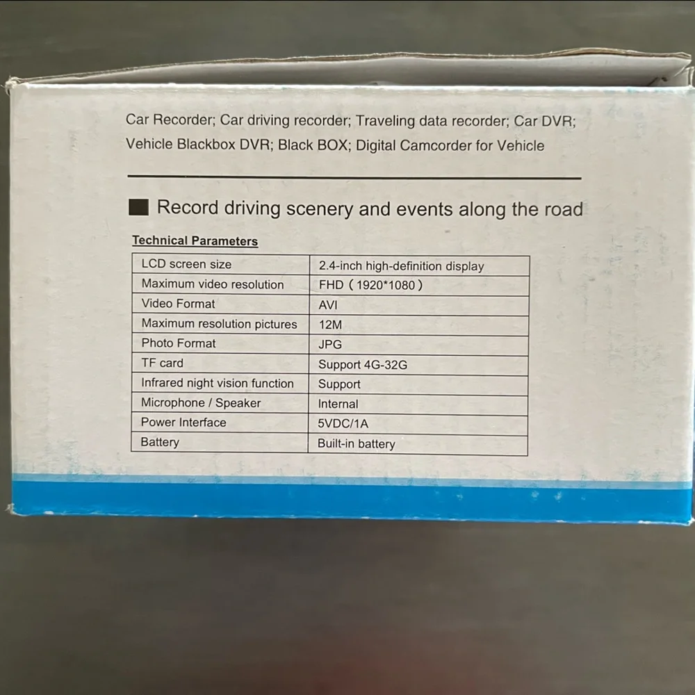 VEHICLE BLACKBOX DVR
